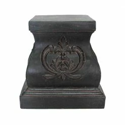 Best Pirce π MPG 18.25 in. Aged Charcoal Finish Stone Fiberglass Pedestal π