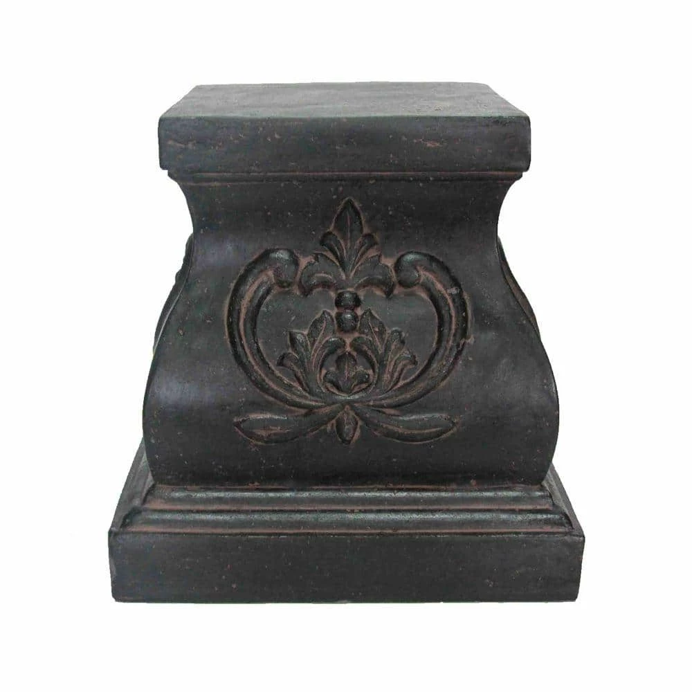 Best Pirce ๐ MPG 18.25 in. Aged Charcoal Finish Stone Fiberglass Pedestal ๐
