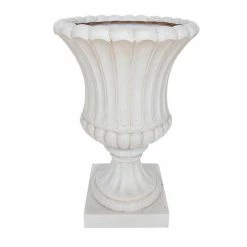 Top 10 โ MPG 23 in. H Aged White Cast Stone Fiberglass Fluted Urn ๐งจ