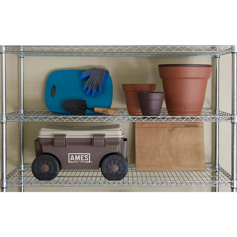 Brand new 🔥 Ames 4 cu.ft. Plastic Rolling and Storage Lawn and Garden Cart 🔔 - Image 5