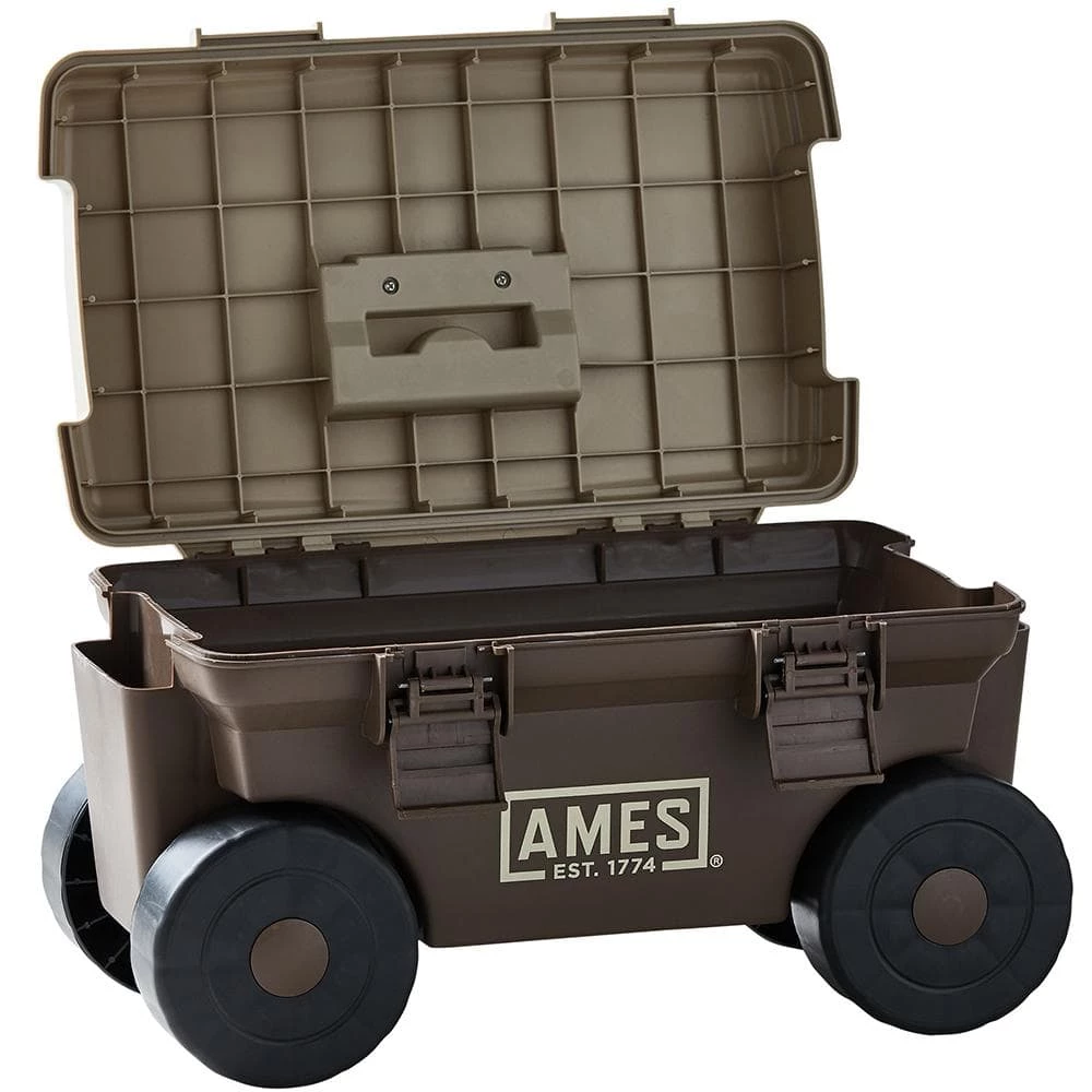 Brand new 🔥 Ames 4 cu.ft. Plastic Rolling and Storage Lawn and Garden Cart 🔔 - Image 8