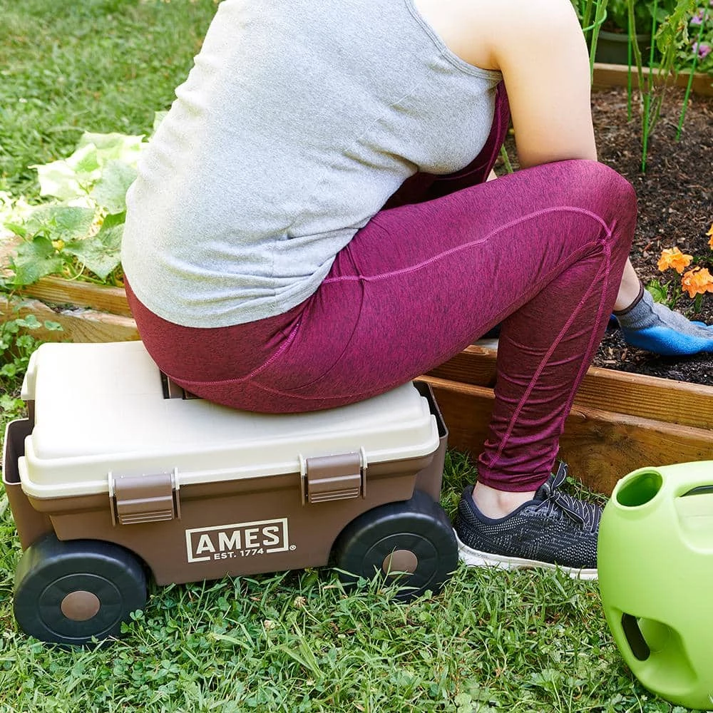 Brand new 🔥 Ames 4 cu.ft. Plastic Rolling and Storage Lawn and Garden Cart 🔔 - Image 6