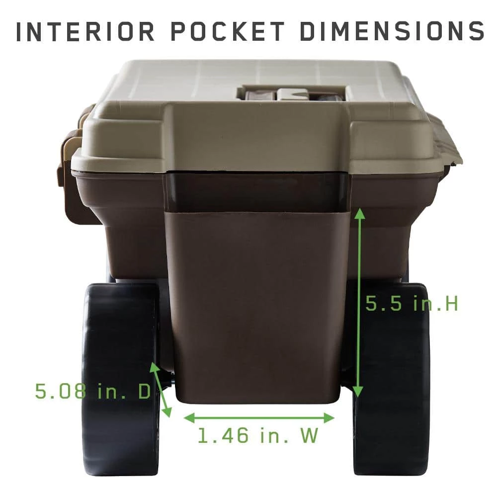 Brand new 🔥 Ames 4 cu.ft. Plastic Rolling and Storage Lawn and Garden Cart 🔔 - Image 13