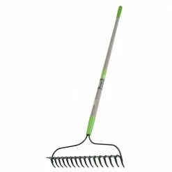 Discount βοΈ Ames 57.5 in. Fiberglass Handle 16-Tine Double Play Bow Rake π