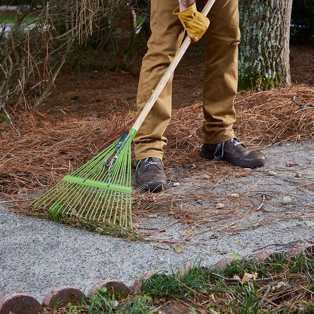 Cheapest 🥰 Ames 54 in. Wood Handle 22-Tine Steel Leaf Rake 😀 - Image 9