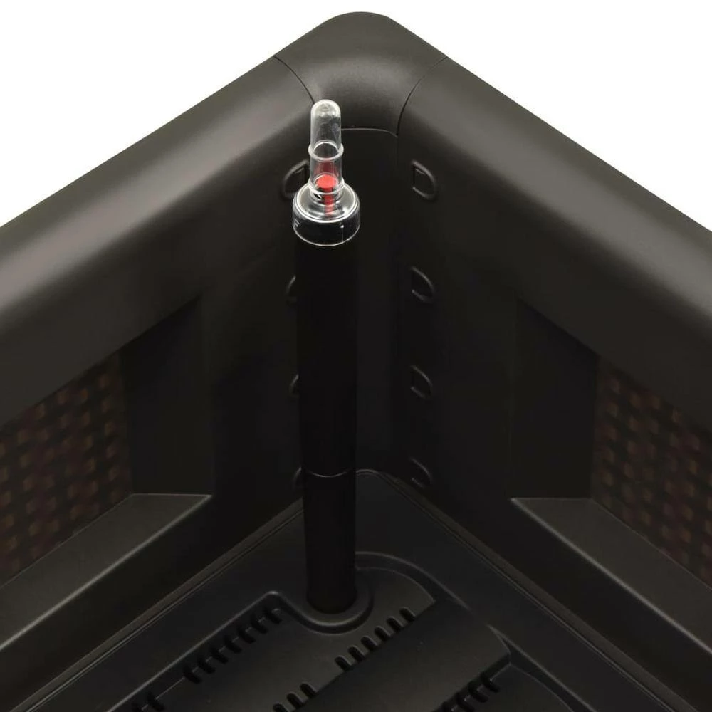 Cheapest 👏 TIRAMISUBEST 39.4 in. x 16.9 in. x 13 in. Anthracite PP Garden Raised Bed Planter Boxes with Self Watering System ✔️ - Image 5