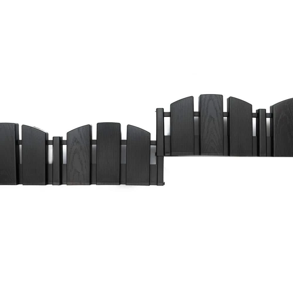 Brand new ๐ ProFlex 15 ft. (L) x 4.5 in. (H) Black Decorative Adirondack No-Dig Plastic Landscape Edging Kit โ๏ธ - Image 4