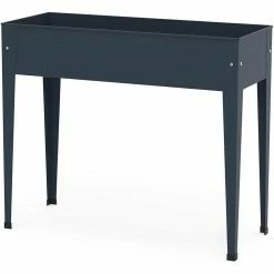 New π₯ TIRAMISUBEST 40.35 in. W x 10.6 in. D x 31.5 in. H Black Steel Raised Garden Bed Planter Box Stand β¨