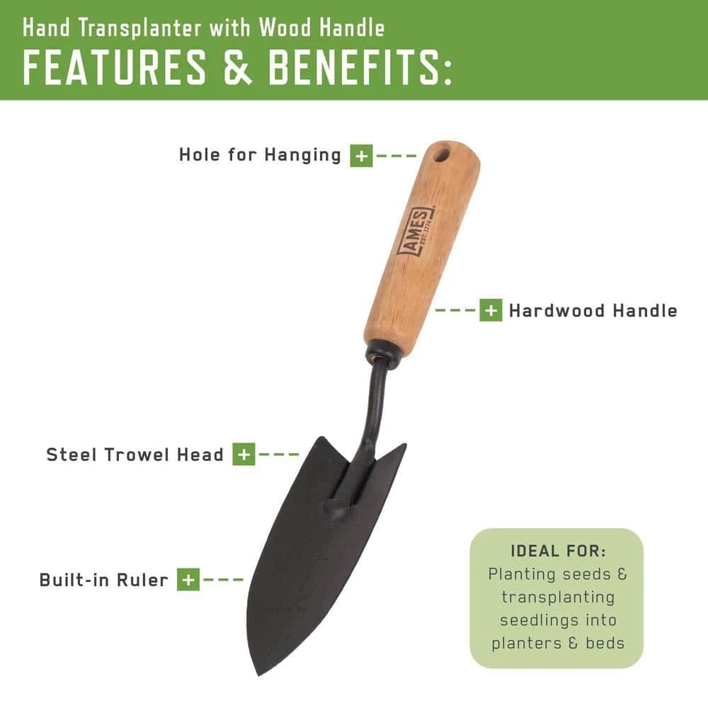 Flash Sale 👍 Ames 3-Piece Garden Tool Set - Hand Trowel, Hand Transplanter and Hand Cultivator 👍 - Image 8