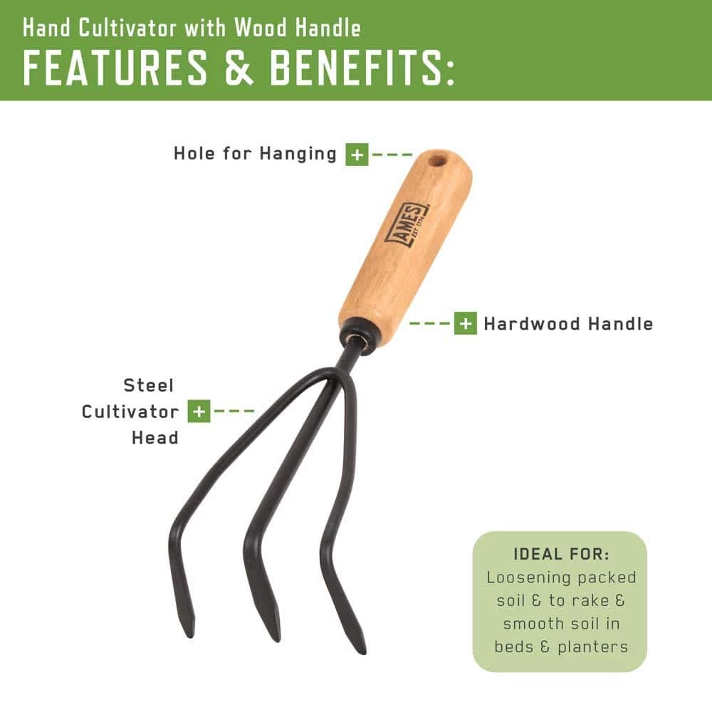 Flash Sale 👍 Ames 3-Piece Garden Tool Set - Hand Trowel, Hand Transplanter and Hand Cultivator 👍 - Image 7