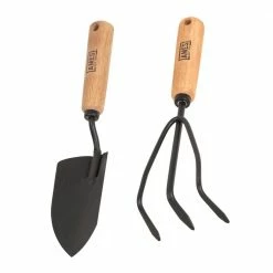 Brand new 🛒 Ames 2-Piece Garden Tool Set with Wooden Handles - Hand Trowel and Hand Cultivator 🤩