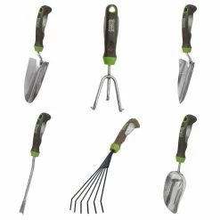 Budget ❤️ Ames 6-Piece Garden Tool Set - Hand Trowel, Hand Weeder, Hand Rake, Hand Transplanter, Hand Scoop and Hand Cultivator 🔔