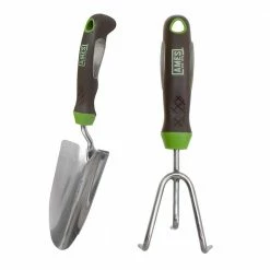 Brand new 🛒 Ames 2-Piece Garden Tool Set with Ergo Gel Grip Handles - Hand Trowel and Hand Cultivator 🛒