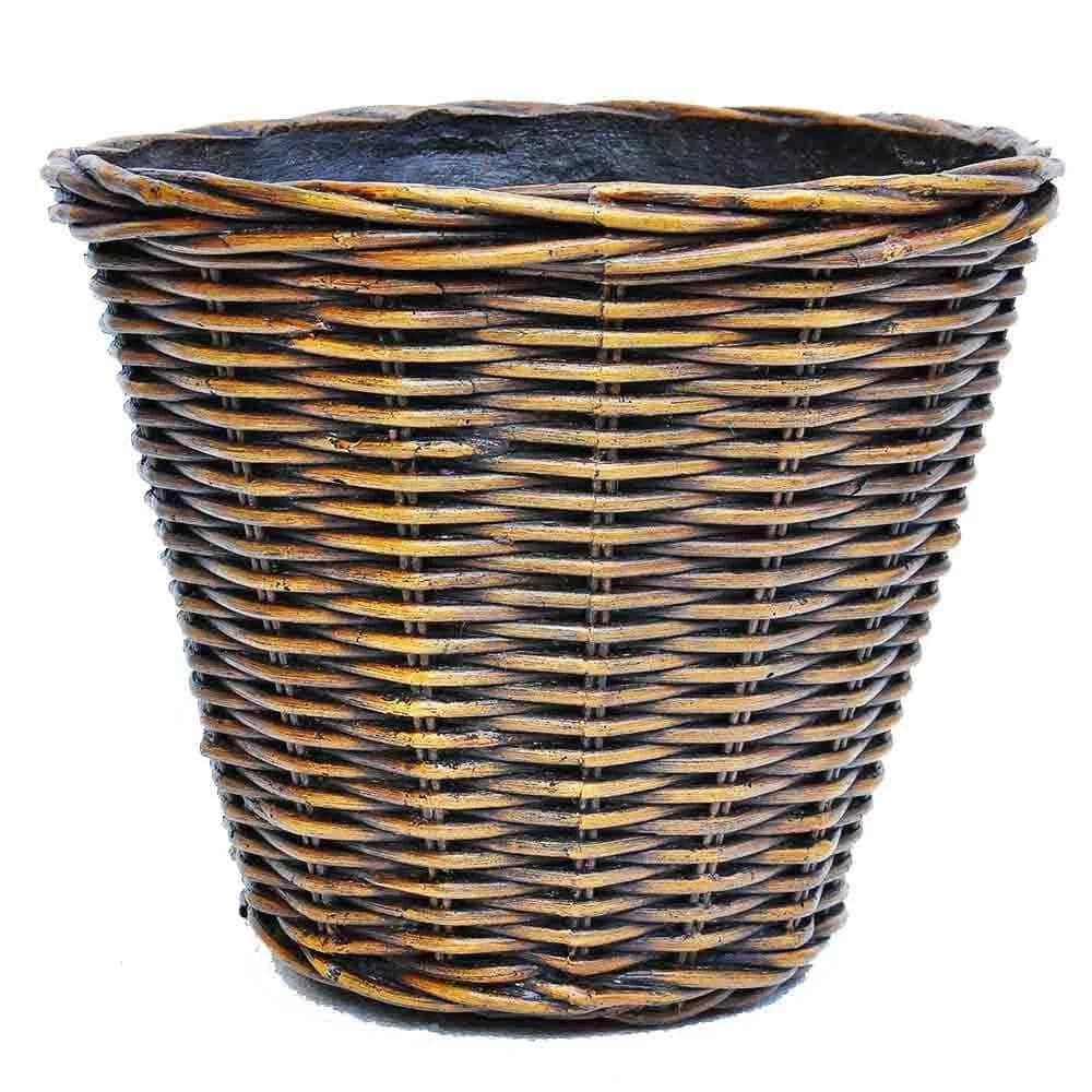 Budget ✨ MPG 22 in. Dia Wicker Composite Woven Look Pot 😉