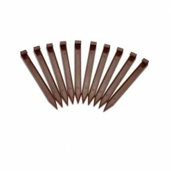New 🛒 ProFlex 10 in. Brown Nylon Landscape Anchoring Stake Pack (10-Count) 🧨
