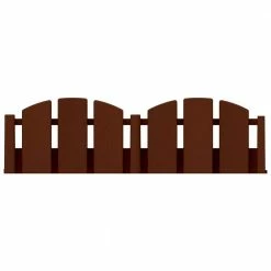 New ❤️ ProFlex 60 ft. x 4.5 in. Brown Decorative Adirondack No-Dig Plastic Landscape Edging Kit ⭐