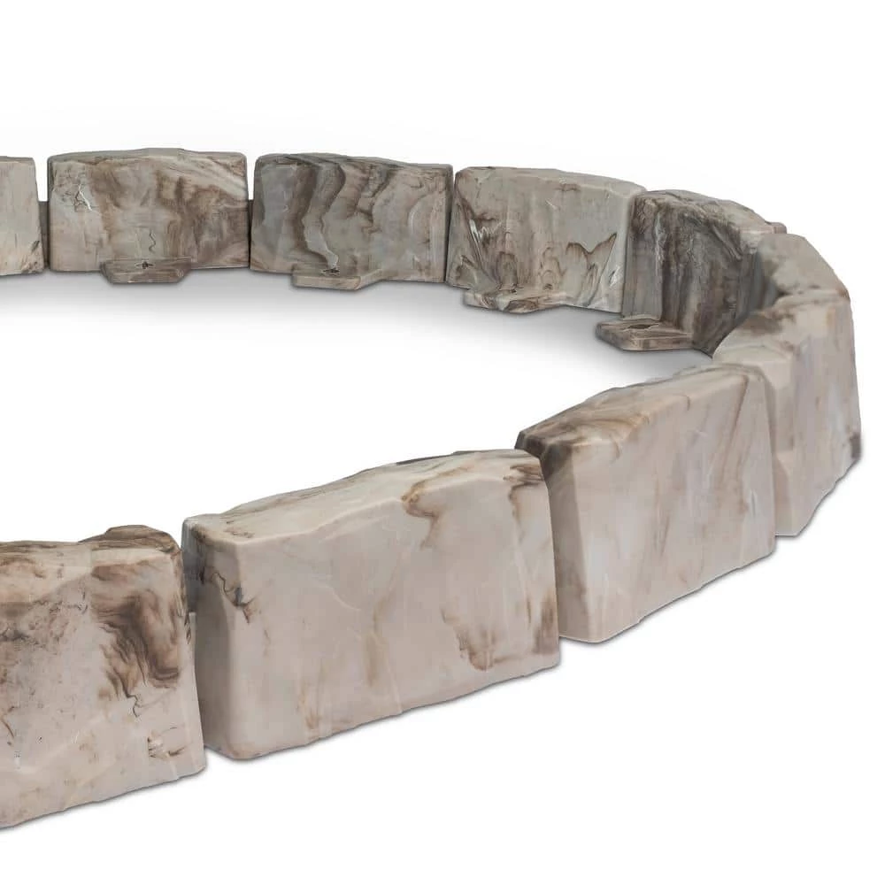 Top 10 ⭐ ProFlex Decorative Faux Stone 90 ft. x 2.7 in. Brown Plastic No-Dig Landscape Edging Kit 😀 - Image 4