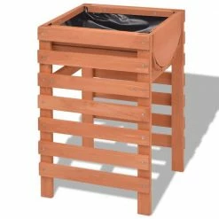 Cheap ✨ TIRAMISUBEST 14.9 in. L x 14.1 in. W x 23.6 in. H Elevated Garden Bed Planter 💯