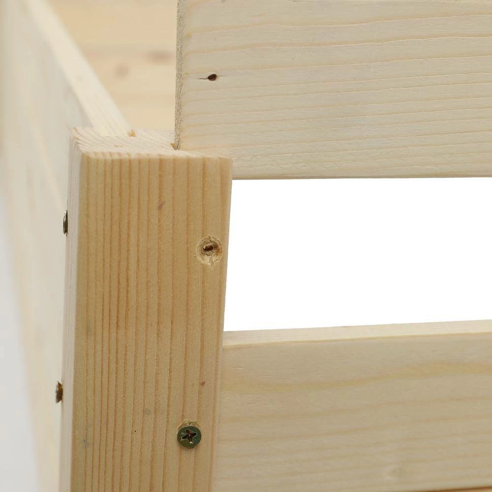 Coupon ๐งจ TIRAMISUBEST 24.02 in. x 24.02 in. x 7.87 in. Wood Planting Frame Ground Raised Planter Box ๐ฏ - Image 10