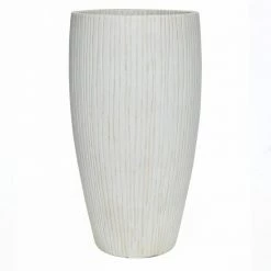 Wholesale ⭐ MPG 27 in. H City White Compsoite Ribbed Planter 🎉