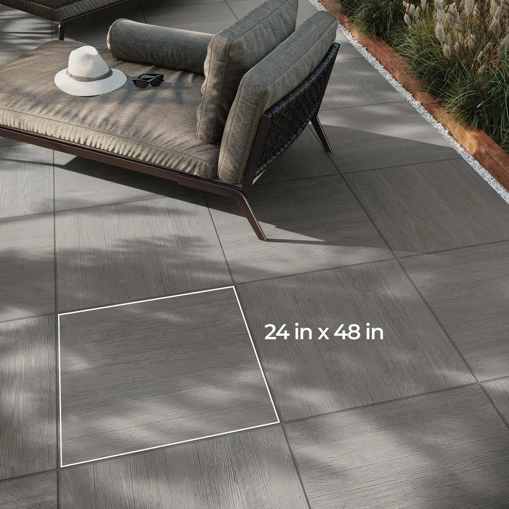 Deals 😉 Corso Italia Foresta Gray 8 in. x 8 in. x 0.75 in. Porcelain Paver Sample 🎁 - Image 4