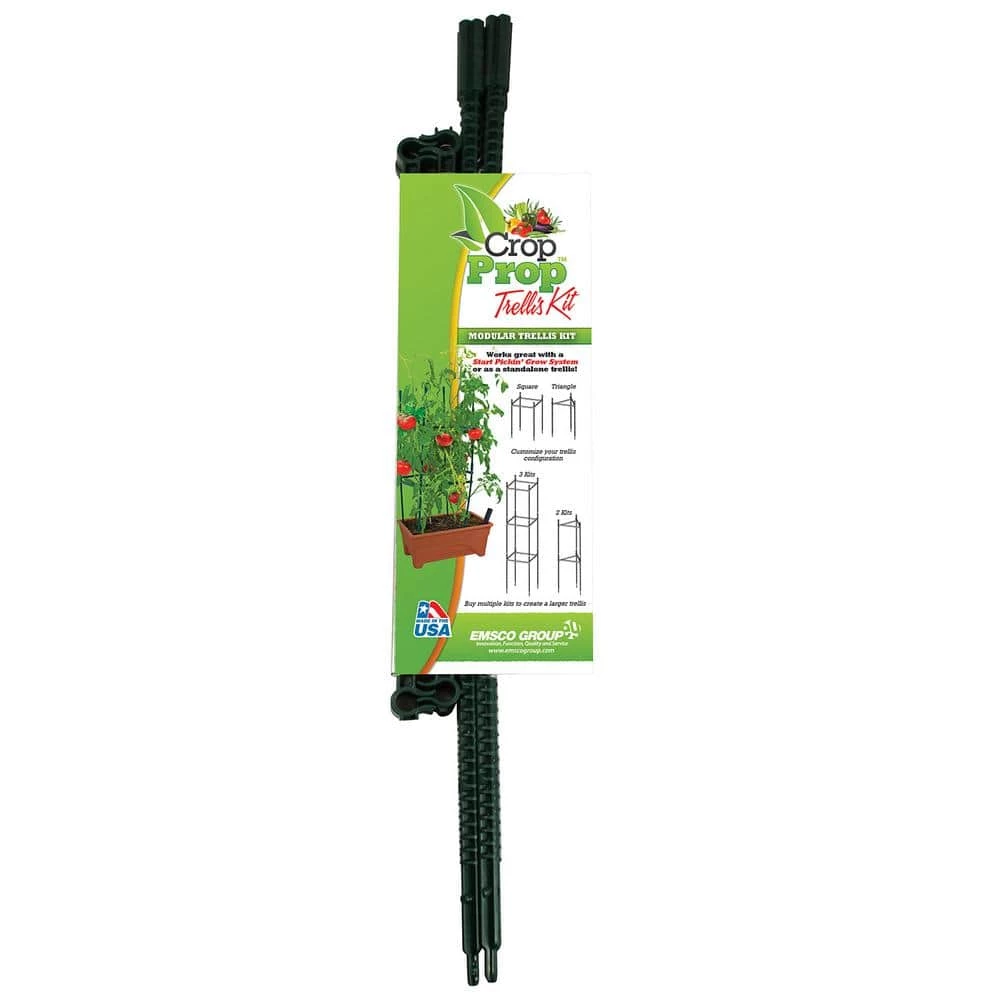 Hot Sale ๐งจ Emsco 12.5 in. City Pickers Resin Crop Prop Modular Outdoor Plant Stand Trellis System, Build as Your Plants Grow ๐ฏ - Image 2