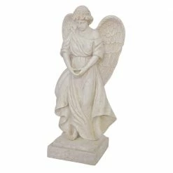 Brand new ๐ฅฐ MPG 27.25 in H Angel Statue in Aged White ๐ฅ