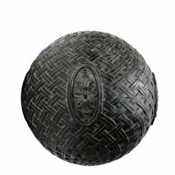 Best Pirce 😍 MPG 18 in. Dia, Cast Stone Lattice Garden Ball in Aged Charcoal Finish 👏