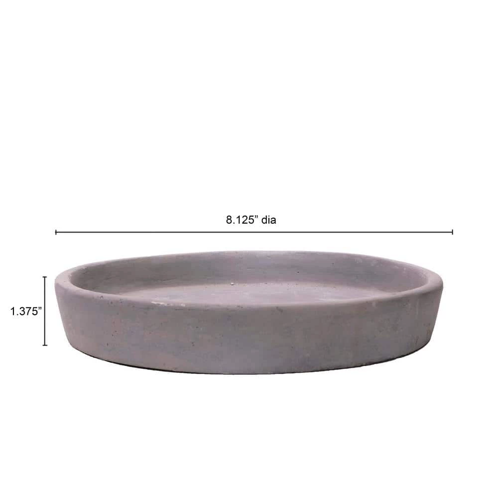 Wholesale โ MPG 8 in. D Smooth Cement Composite Saucer โจ - Image 2