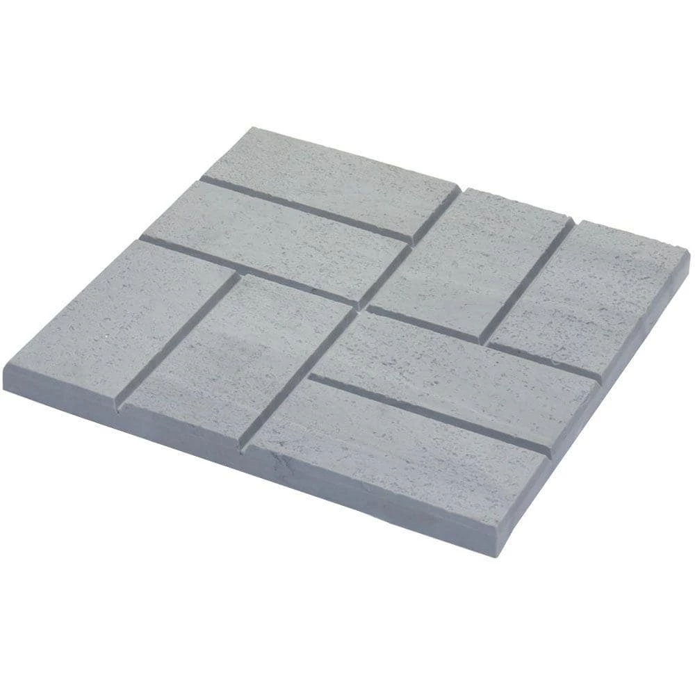 Best Sale ๐ Emsco Grey Brick Pattern Resin Plastic and Lightweight Patio Pavers (6-Pack) ๐