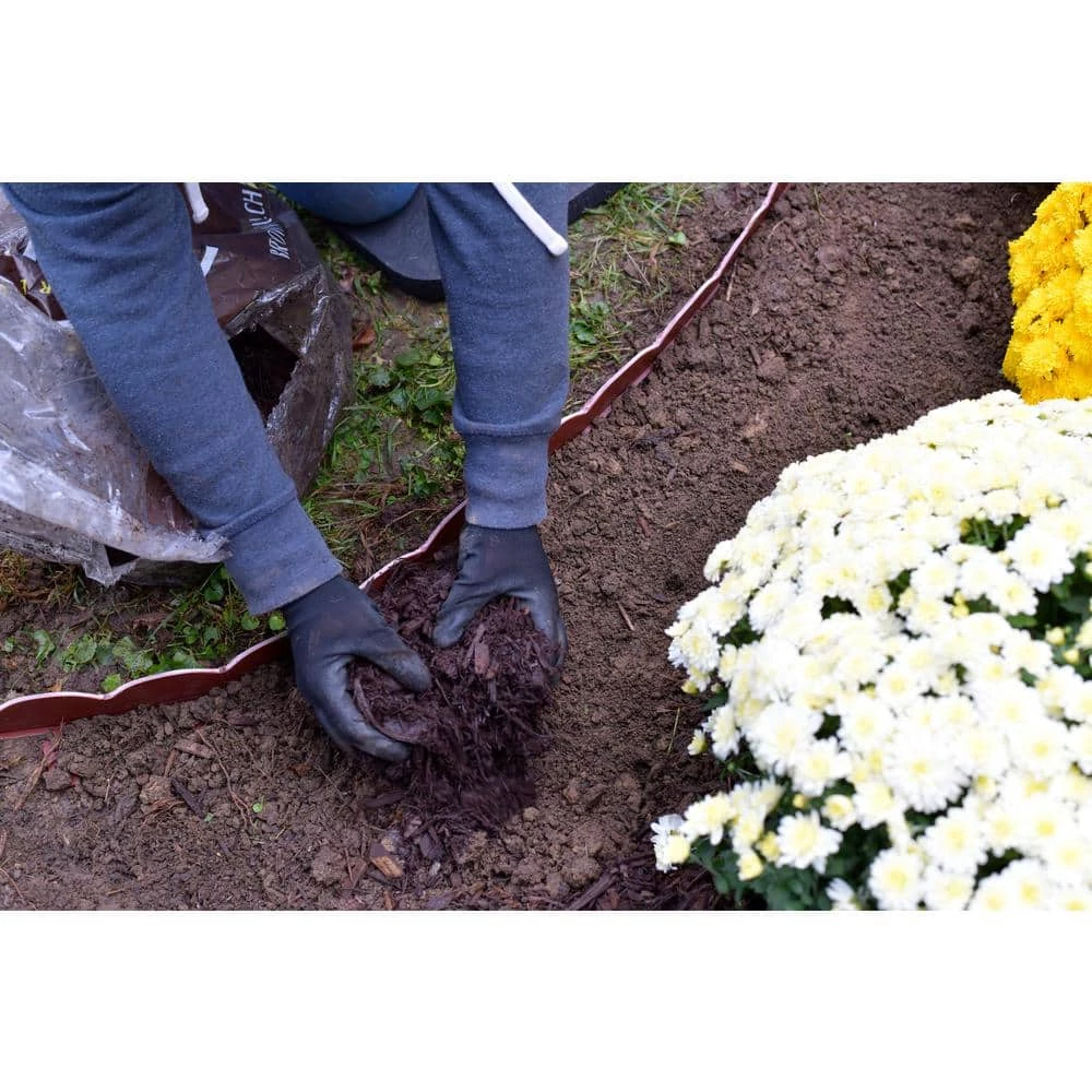 Promo ๐ ProFlex 20 ft. Red Scalloped Woodgrain Plastic No-Dig Edging Kit โจ - Image 5