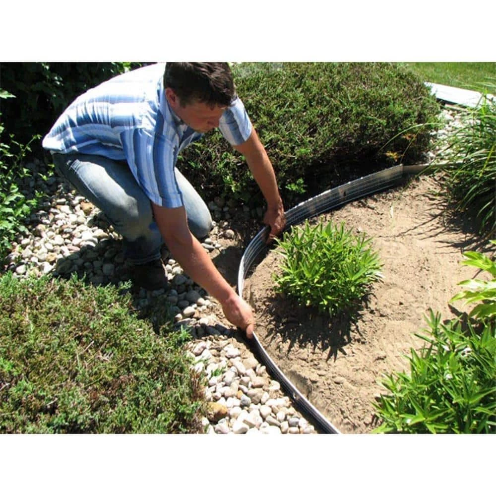Cheapest ⭐ ProFlex 24 ft. x 4 in. Silver Aluminum Landscape Edging Project Kit (4 - 6 ft. pieces) 😀 - Image 3