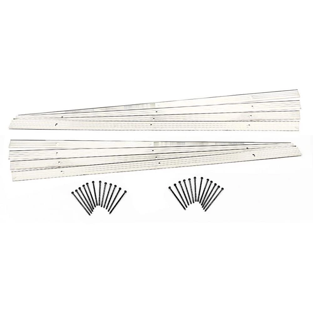 Best Pirce 😀 ProFlex 48 ft. x 0.18 in. x 4 in. Mill (Silver) Aluminum Edging Kit 🥰