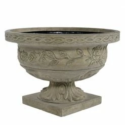 Top 10 🎁 MPG 17 in. H. Granite Cast Stone Fiberglass Rose Low Urn 🥰