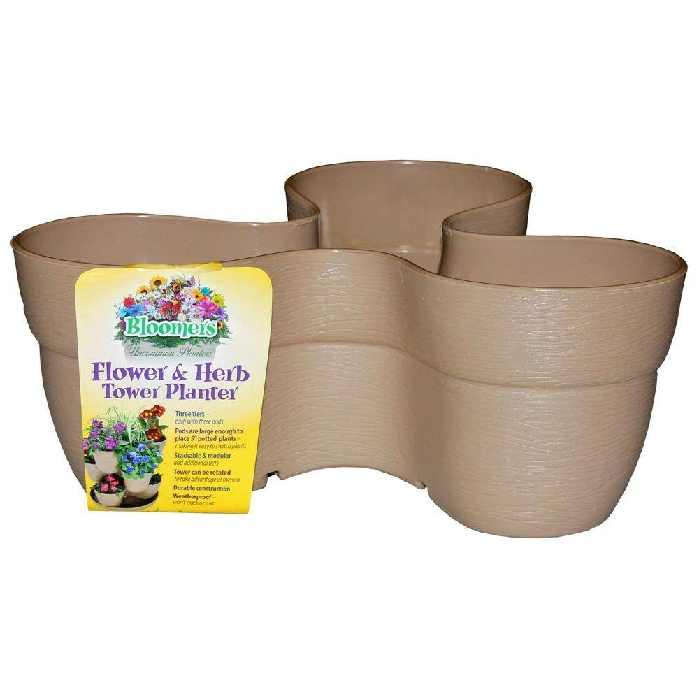 Top 10 ๐ Emsco 13 in. 3-Tier Resin Flower and Herb Vertical Gardening Planter in Sand ๐ฅ - Image 5