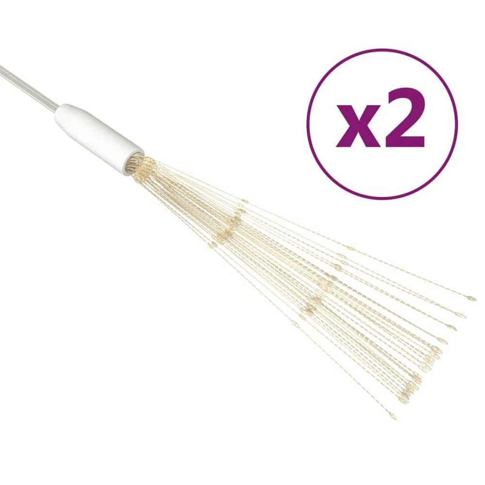 Deals 🥰 TIRAMISUBEST 2-piece Indoor/Outdoor Firework Warm White LED Lights for 🎄 Christmas and Garden Decor ✔️ - Image 2