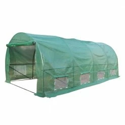 Best Sale 🧨 TIRAMISUBEST 19.6 ft. x 9.8 ft. Green Heavy-Duty Greenhouse Garden Dome Grow Tent 🔥