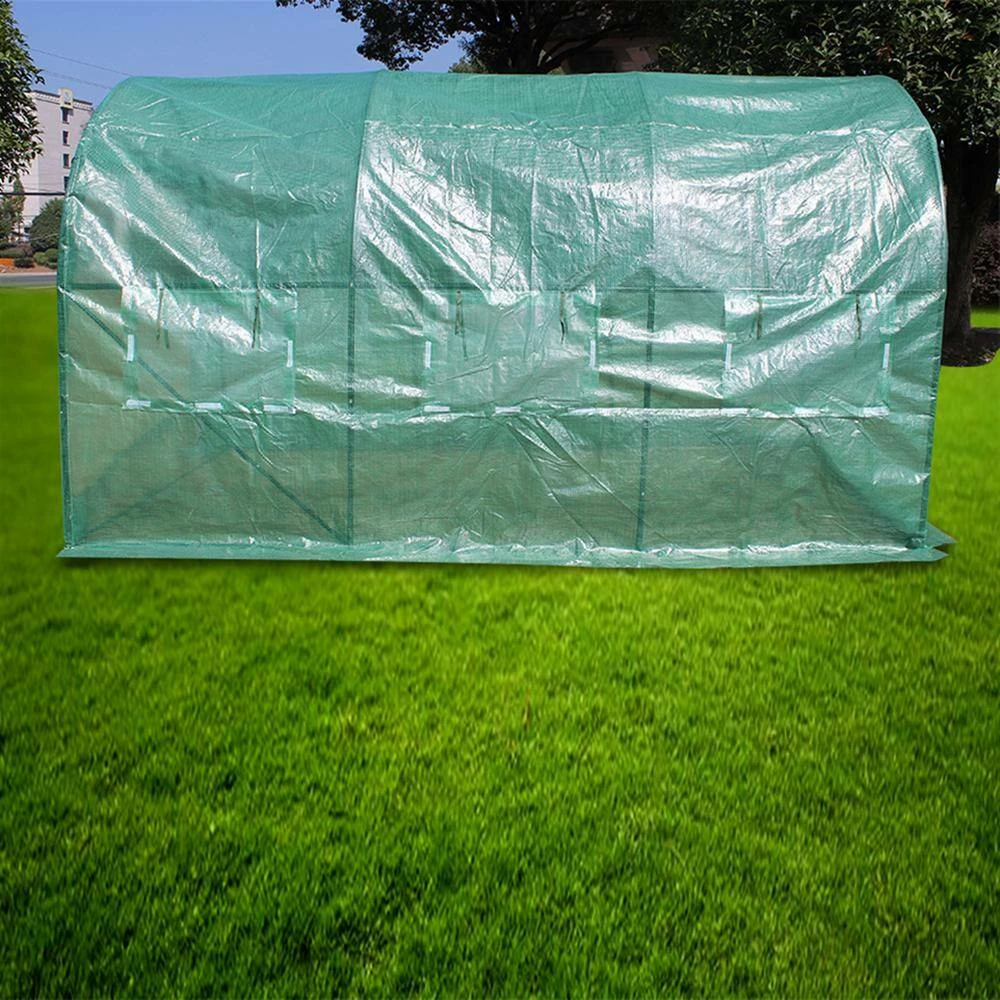 Cheap 🤩 TIRAMISUBEST 11.8 ft. x 6.9 ft. Green Heavy-Duty Greenhouse Garden Grow Tent 🎁 - Image 3