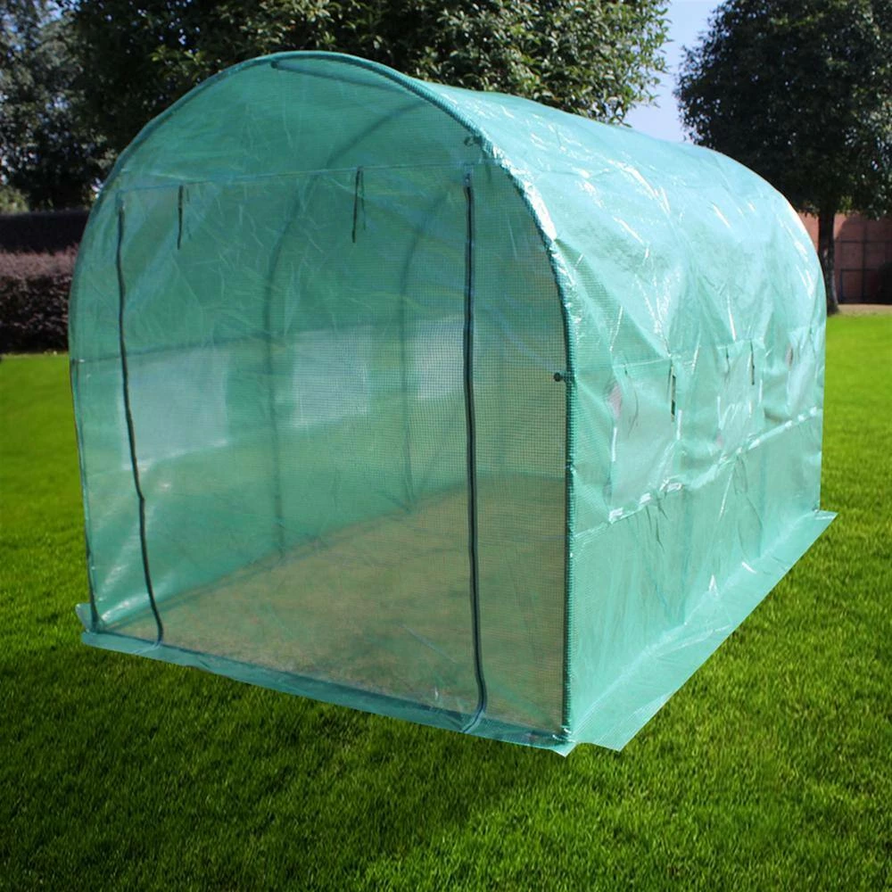 Cheap 🤩 TIRAMISUBEST 11.8 ft. x 6.9 ft. Green Heavy-Duty Greenhouse Garden Grow Tent 🎁 - Image 5
