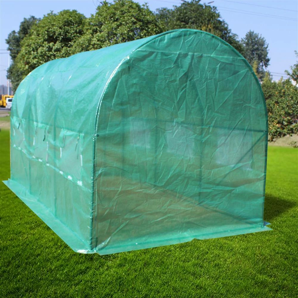 Cheap 🤩 TIRAMISUBEST 11.8 ft. x 6.9 ft. Green Heavy-Duty Greenhouse Garden Grow Tent 🎁 - Image 2
