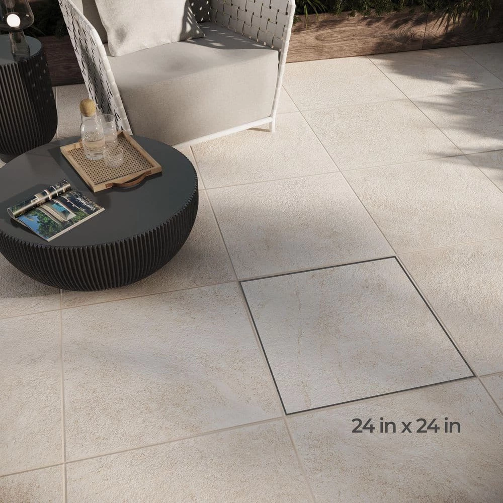 Best Sale ๐งจ Corso Italia Alpe White 24 in. x 24 in. x 0.75 in. Porcelain Paver ๐ - Image 5