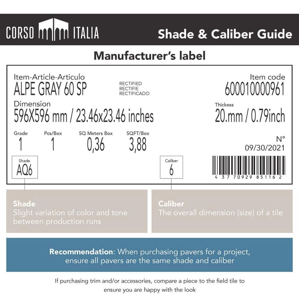 Best Pirce ๐ Corso Italia Foresta White 24 in. x 24 in. x 0.75 in. Porcelain Paver ๐ - Image 4